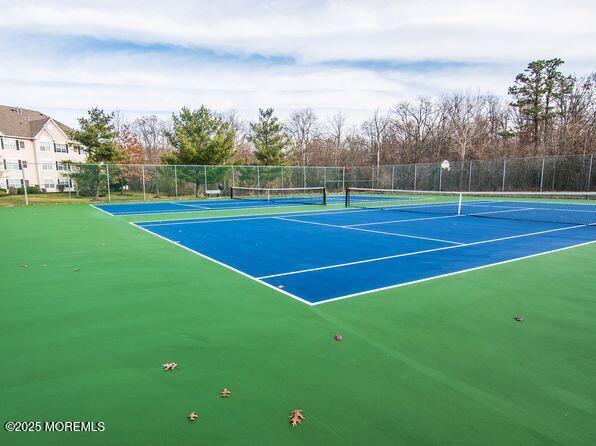 view of tennis court