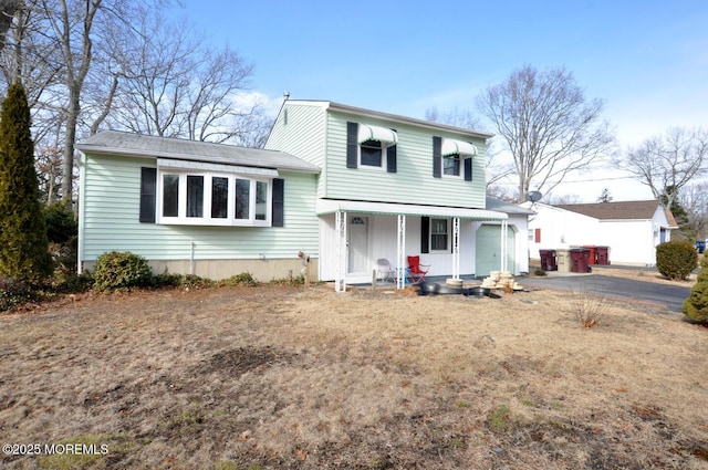 view of front of house with a porch