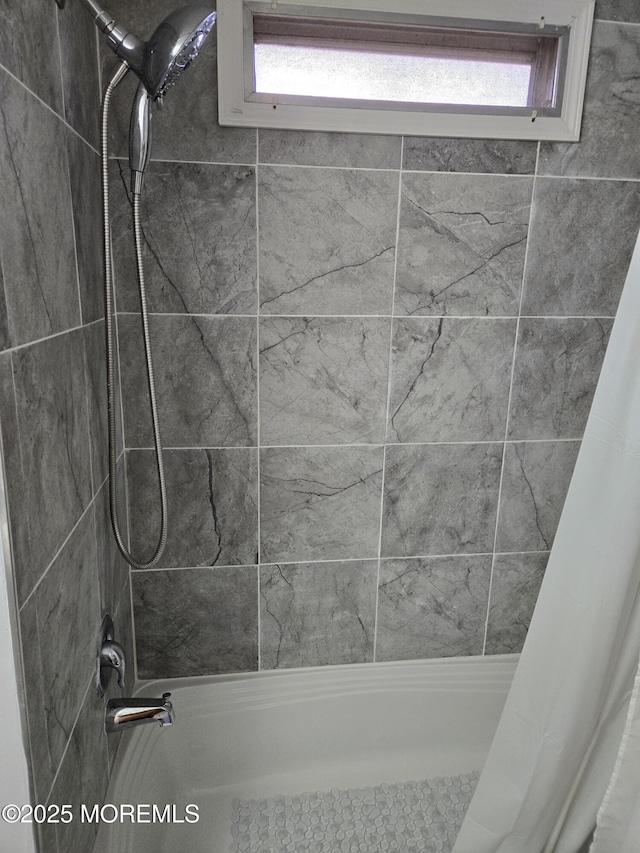 2300 Massachusetts Ave Unit 42, Toms River, NJ 08755 - bathroom with shower / bath combo and plenty of natural light
