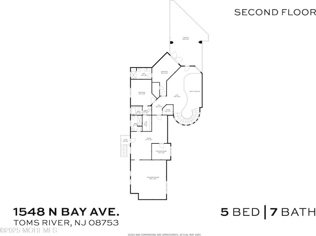 1548 N Bay Ave, Toms River, NJ 08753 - view of property floor plan