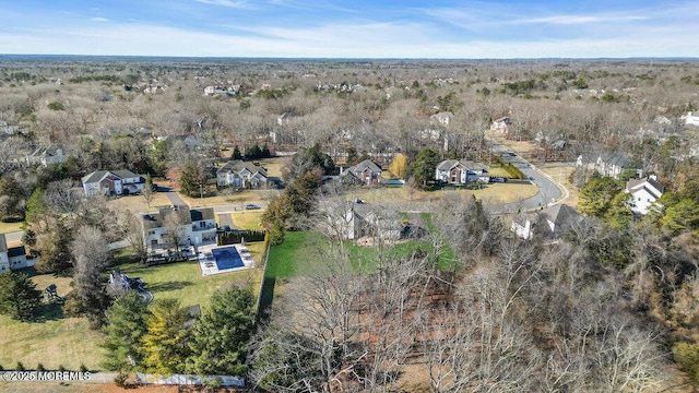 drone / aerial view featuring a residential view