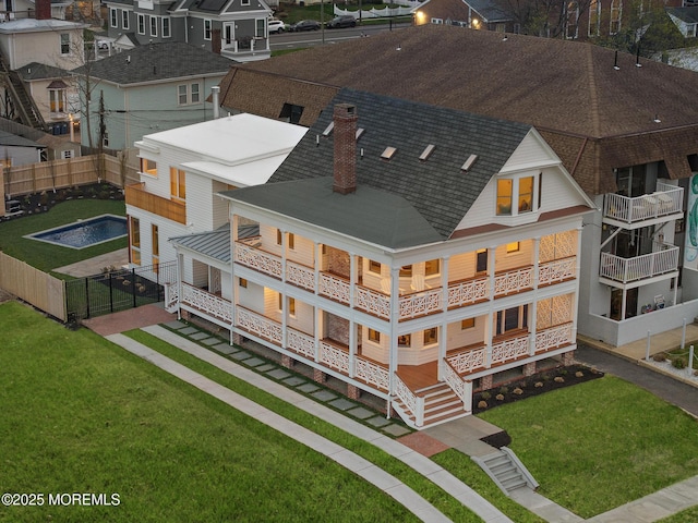 402 Fifth Ave, Asbury Park, NJ 07712 - aerial perspective of suburban area