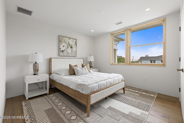 402 Fifth Ave, Asbury Park, NJ 07712 - bedroom featuring wood finished floors and recessed lighting