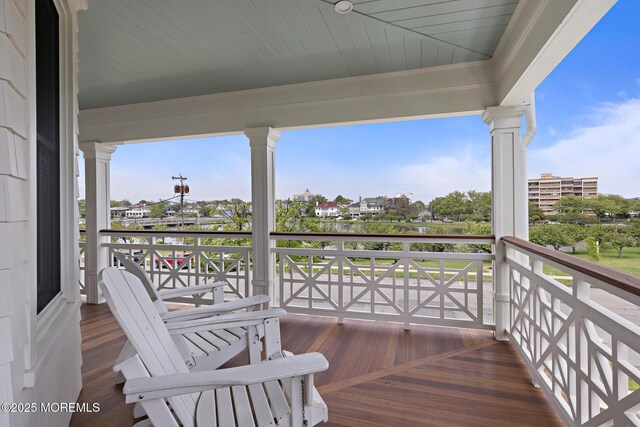 402 Fifth Ave, Asbury Park, NJ 07712 - deck with a water view