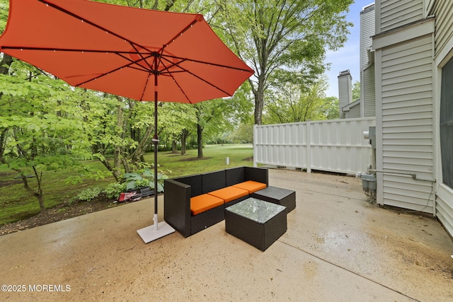 90 Van Liew Ct, East Brunswick, NJ 08816 - view of patio / terrace featuring outdoor lounge area