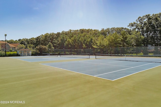 view of sport court