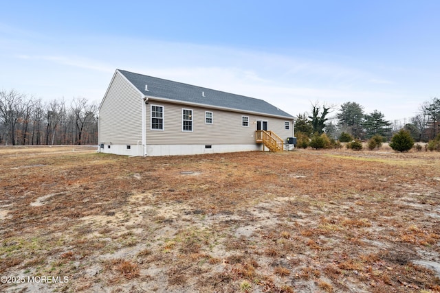 view of back of property