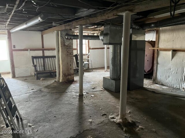 view of basement