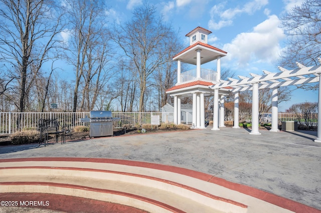 93 Golden Eye Ln, Port Monmouth, NJ 07758 - surrounding community featuring a pergola and fence