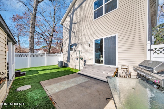 exterior space featuring area for grilling