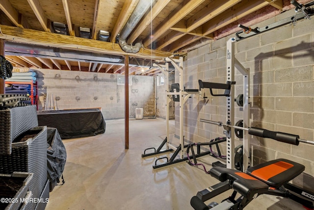 view of exercise room