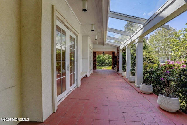 view of patio / terrace with french doors