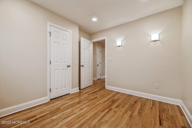 interior space with light wood-type flooring