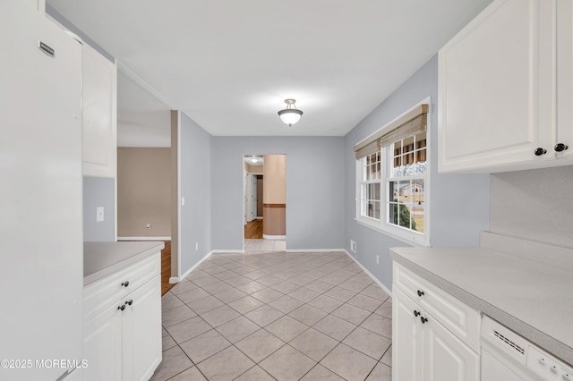 view of tiled dining area