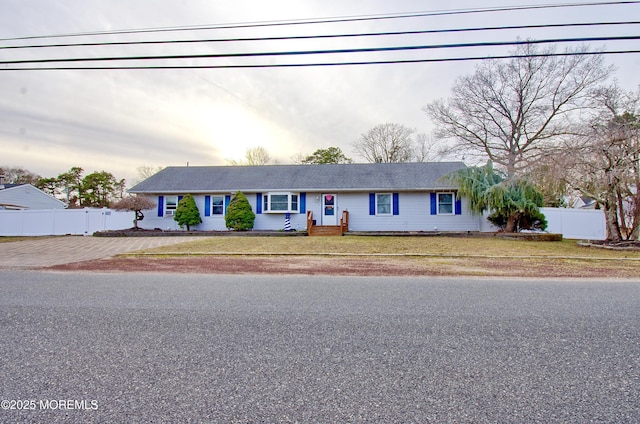 view of ranch-style house