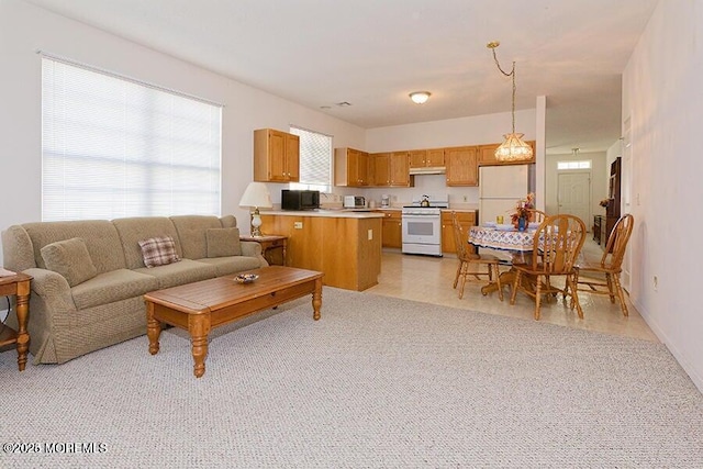 view of living room