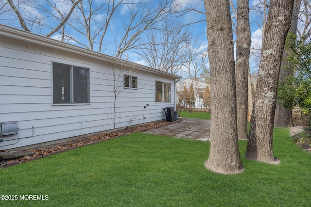 exterior space featuring a yard