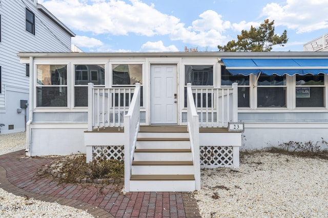 view of entrance to property