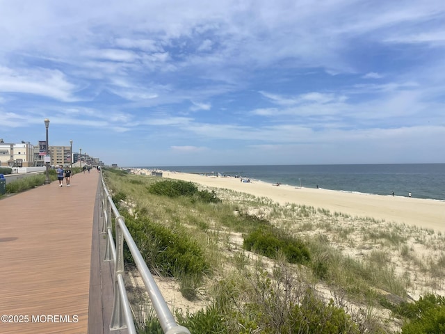 water view featuring a view of the beach