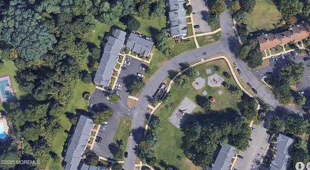 bird's eye view featuring a residential view