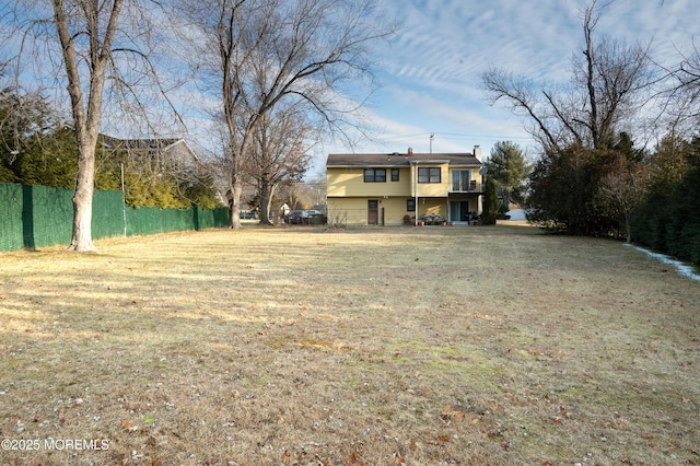 view of yard