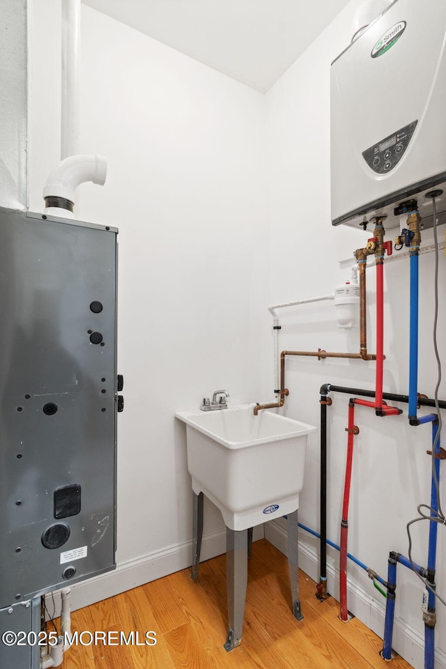 utilities with water heater