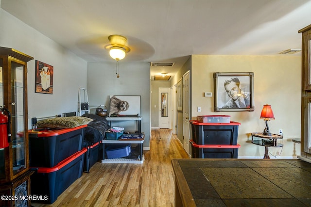 interior space featuring light hardwood / wood-style flooring