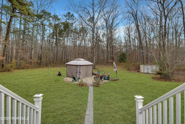 657 Toms River Rd, Jackson, NJ 08527 - view of yard featuring a shed and an outdoor structure