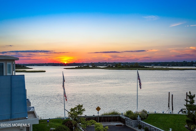 property view of water