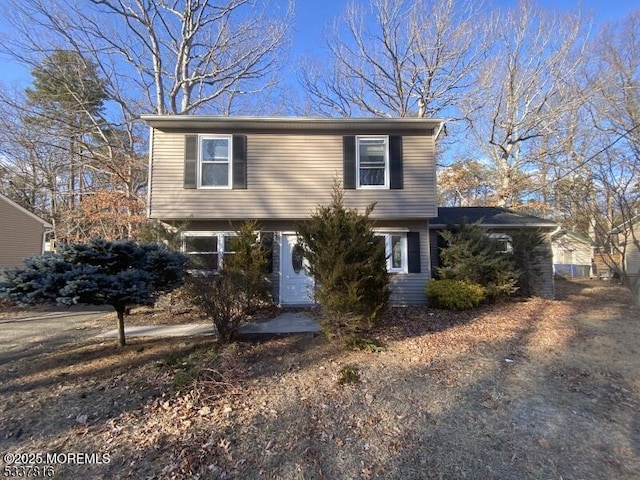 view of front of home