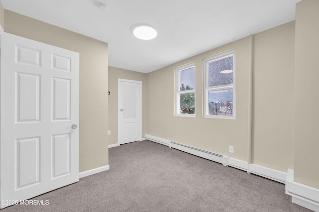 unfurnished bedroom with light carpet