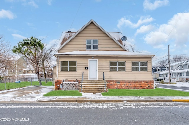 view of bungalow-style home