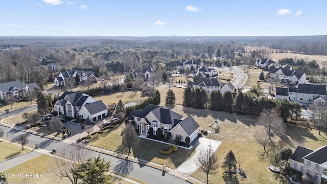 birds eye view of property featuring a residential view