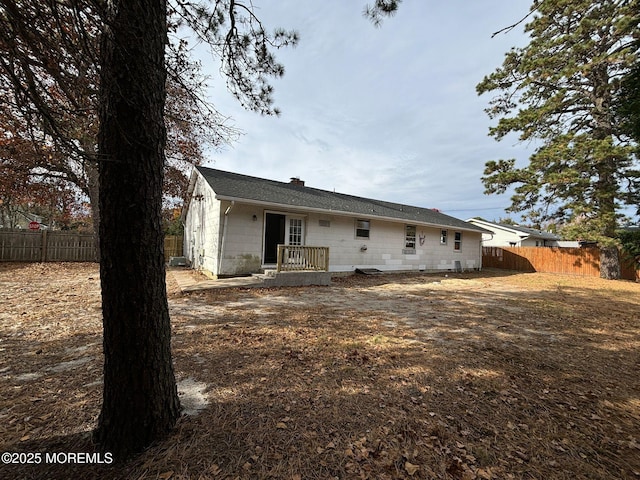 view of rear view of house