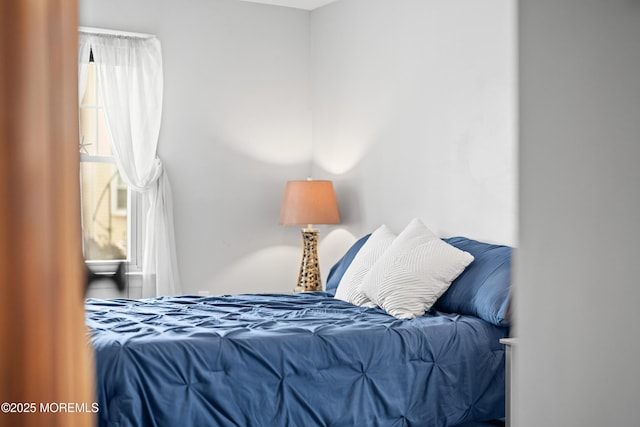 bedroom featuring multiple windows