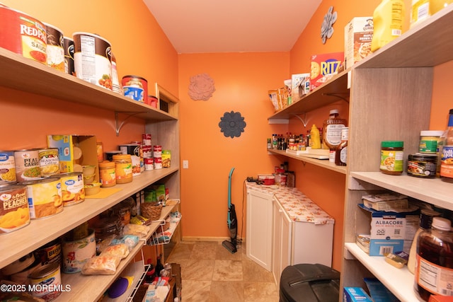 view of pantry
