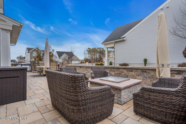 view of patio / terrace with outdoor dining area