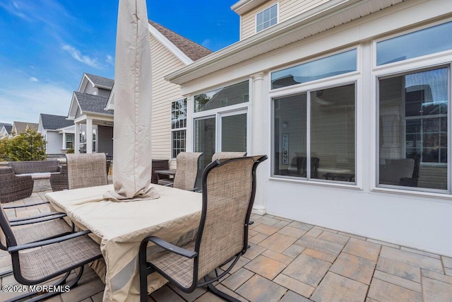 view of patio / terrace with outdoor dining area