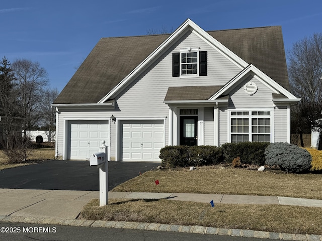 front facade featuring a garage