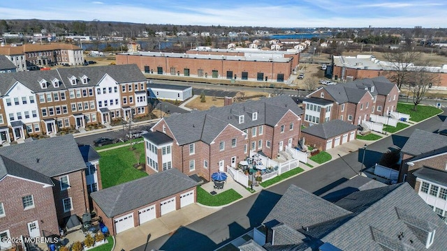 drone / aerial view featuring a residential view