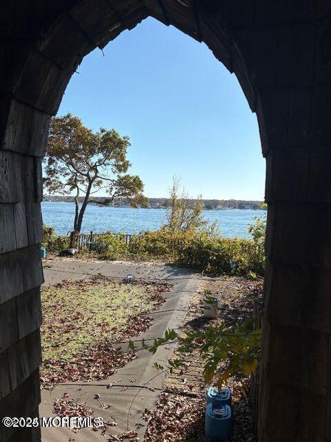 view of water feature