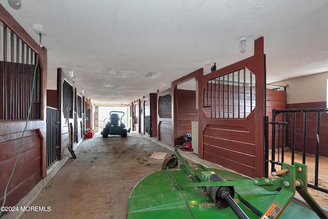 view of horse barn