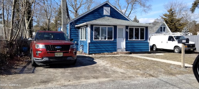 view of bungalow-style home