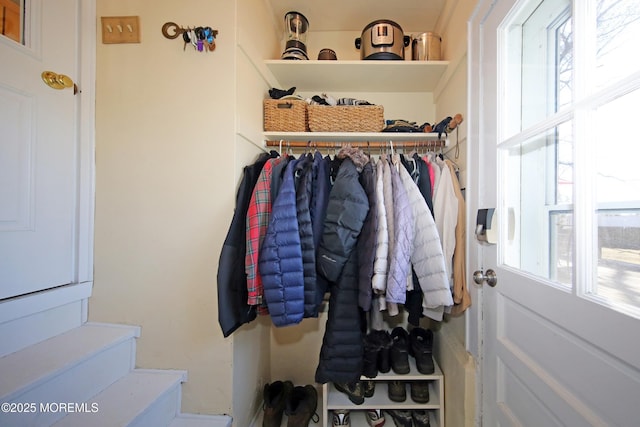 view of closet