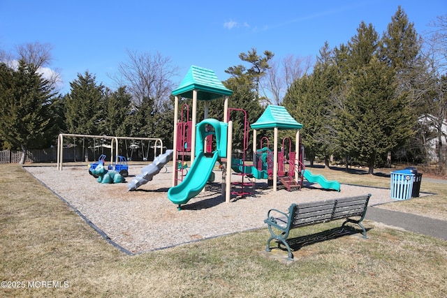 view of community playground