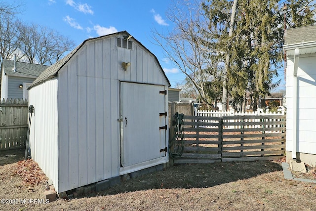 view of outbuilding