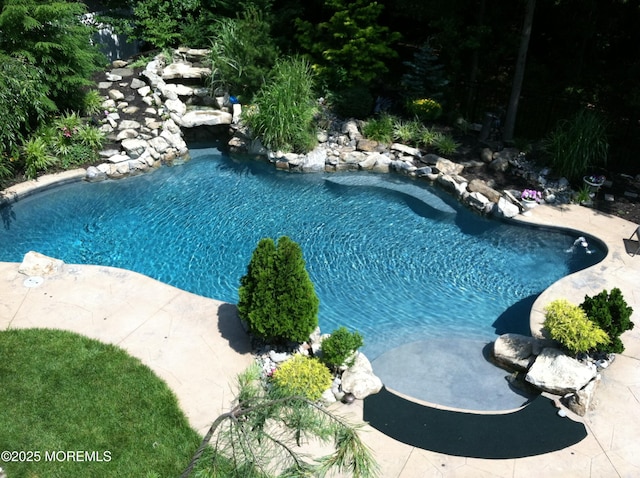 view of pool