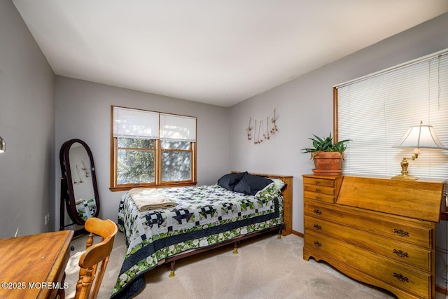 bedroom featuring carpet flooring