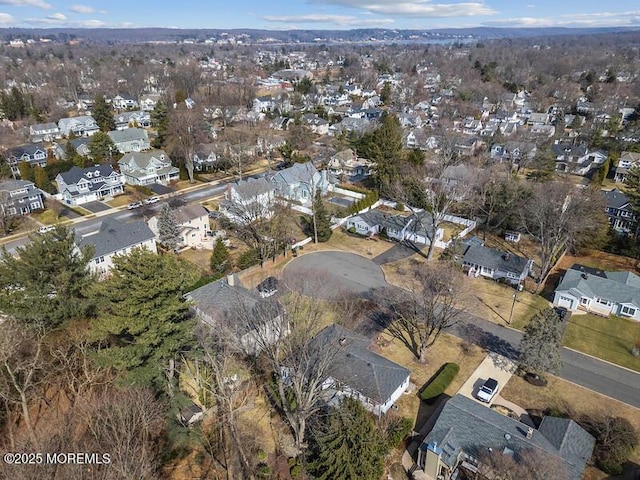 drone / aerial view featuring a residential view