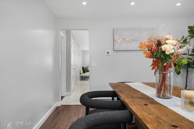 67 Grand Ave, Toms River, NJ 08753 - interior space with light wood-style flooring, baseboards, and recessed lighting